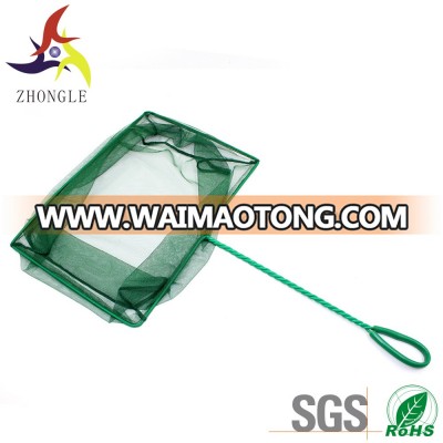 Nylon small fish net with handle for aquarium and aeration