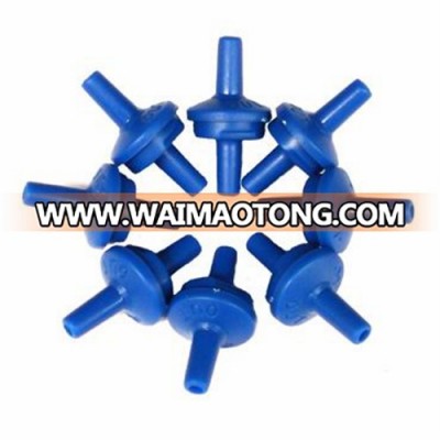 Plastic blue check valve for aquarium